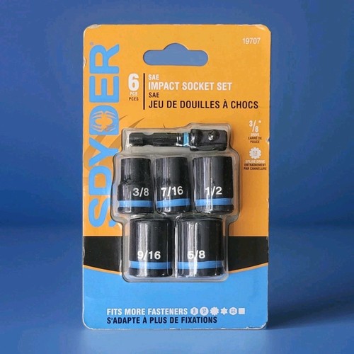 Spyder 6pc spline drive - spyder, 3/8"