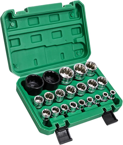 21pcs inch drive spline - 21pcs,