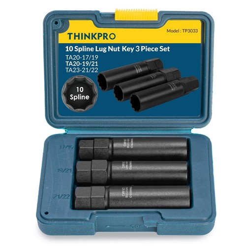 Spline lug nut - lug, key,3