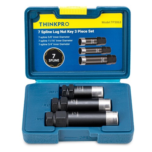Spline lug nut socket set - socket, 3